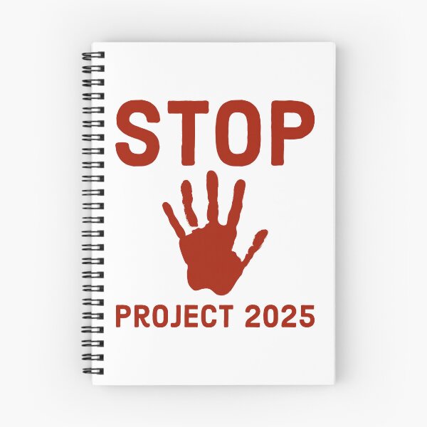 Item preview, Stop project 2025 horror design with handprint  designed and sold by Rachel the Artist .