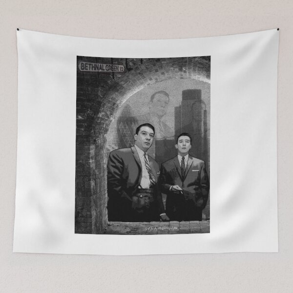Item preview, The Kray Twins wall art Effect designed and sold by Another Pic In The Wall By Scott Bradley Musgrave.