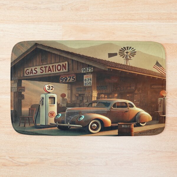 Item preview, Vintage Gas Station designed and sold by Genady.