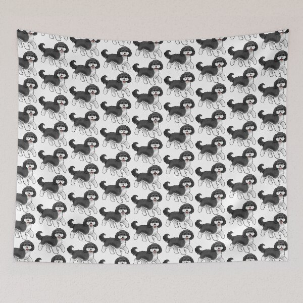 Item preview, Dog - Cavapoo - Black and White designed and sold by Jennifer Stolzer.