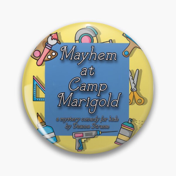 Item preview, Mayhem at Camp Marigold poster designed and sold by DoraMina Took.