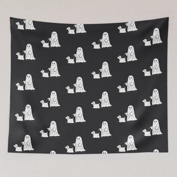 Item preview, Ghost Walking Dog Cute Ghostie designed and sold by tamdevo1.