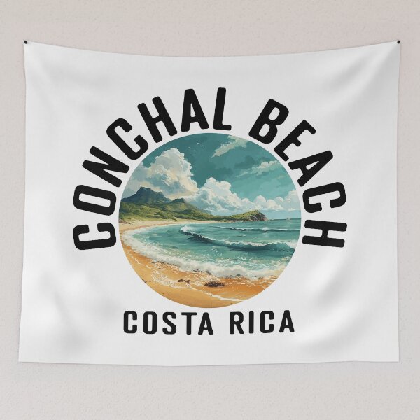Item preview, Conchal Beach - Costa Rica (with Black Lettering) designed and sold by VelvetRoom.