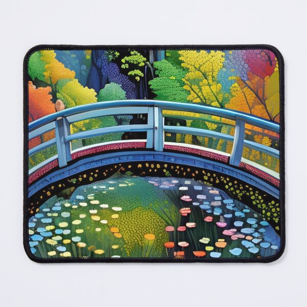 Item preview, Arched Bridge in Autumn designed and sold by VibrantViv.