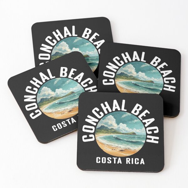 Item preview, Conchal Beach - Costa Rica (with White Lettering) designed and sold by VelvetRoom.