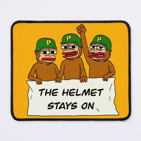 Item preview, Ponke THE Helmet Stays On designed and sold by HaisterDesign.
