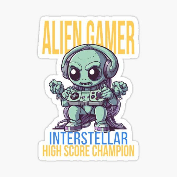 Item preview, Alien Gamer designed and sold by CoolEnthusias.