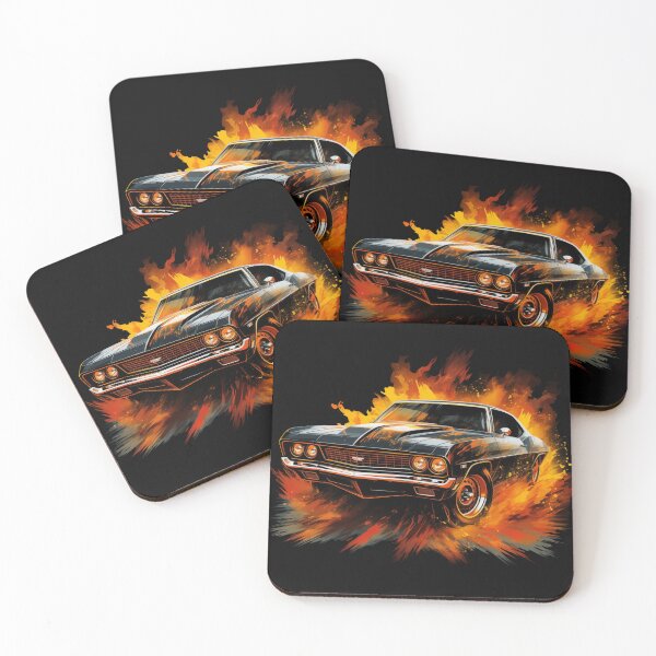 Artikelvorschau, Feuriges Muscle-Car entworfen und verkauft von AIStudioProject.