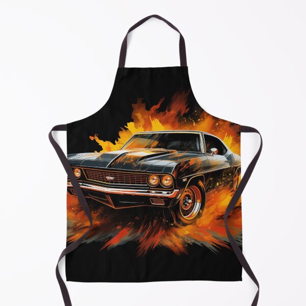 Item preview, Fiery Muscle Car designed and sold by AIStudioProject.