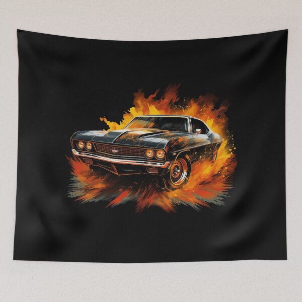 Artikelvorschau, Feuriges Muscle-Car entworfen und verkauft von AIStudioProject.