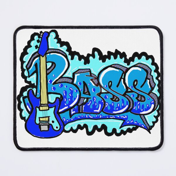 Item preview, Blue Bass Bass Bass Bass blue designed and sold by LowEndGraphics.