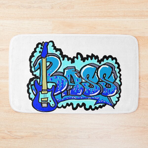 Item preview, Blue Bass Bass Bass Bass blue designed and sold by LowEndGraphics.