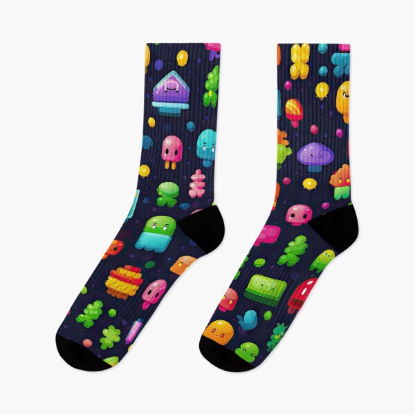 Item preview, Kawaii Cute Pixel Anime Emoji Pattern designed and sold by AeonAcademy.