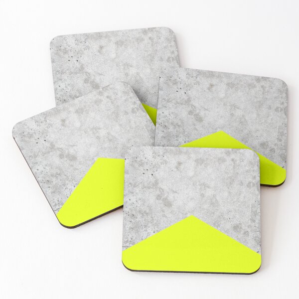 Item preview, Geometric Concrete Arrow Design - Neon Yellow #521 designed and sold by Natural Collective.
