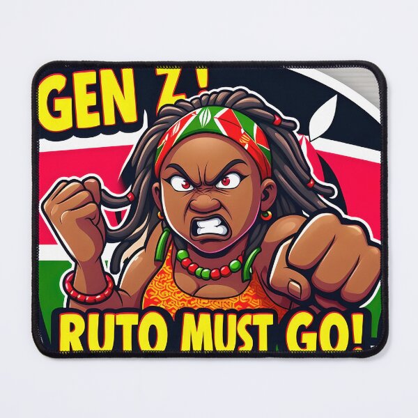 Item preview, Gen Z asking for #RUTOMUSTGO  designed and sold by Shs-Kenya.