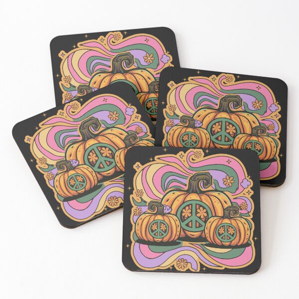 Item preview, Retro Pumpkins Peace Sign Hippie Pumpkin designed and sold by Cute & Sassy Custom Gifting Boutiques.