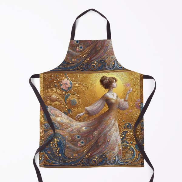 Aperçu de l'œuvre Femme en robe évasée créée et vendue par Beyond Threaded.