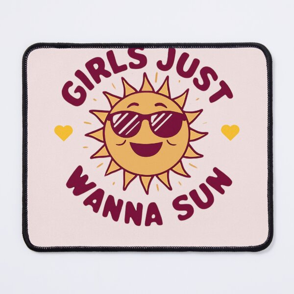 Item preview, Girls Just Wanna Have Sun – Joyful Sun in Sunglasses designed and sold by ElegantOutlines.