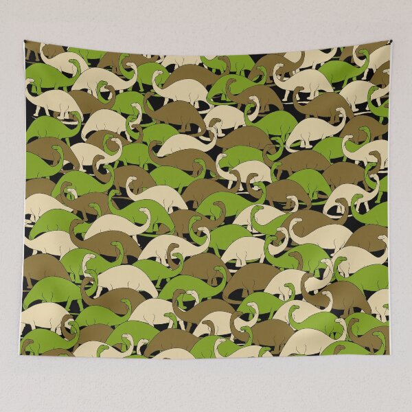 Item preview, Camo Dinosaur Brontosaurus designed and sold by Sartoris Art.