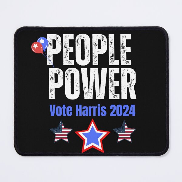 Item preview, People Power Vote Harris 2024 Save Democracy Political Design designed and sold by EarthArtDesigns.