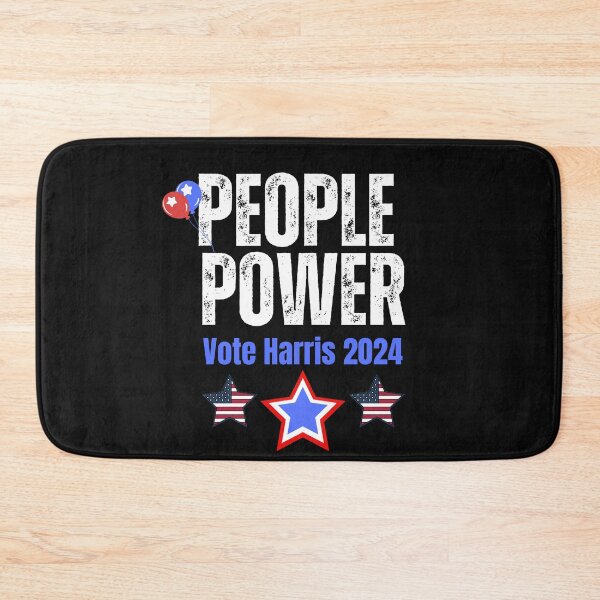 Item preview, People Power Vote Harris 2024 Save Democracy Political Design designed and sold by EarthArtDesigns.