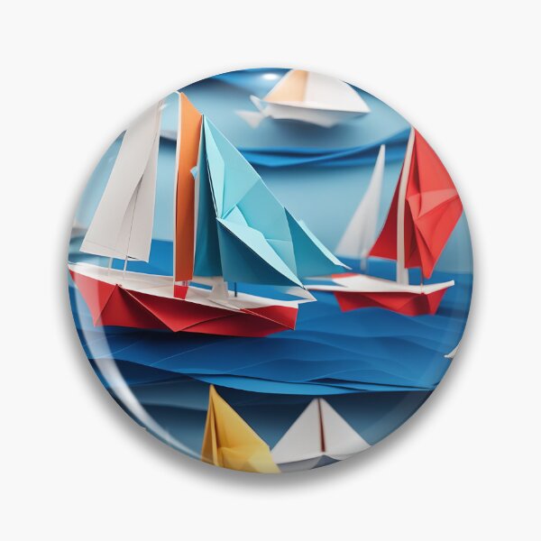 Item preview, Origami Art - Graceful Sailboats: The Art of Nautical Elegance designed and sold by ArtfulFolds.