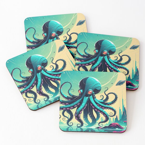 Item preview, Flying octopus designed and sold by contessaxd.