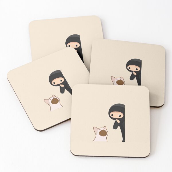 Item preview, Stealthy Ninja and Curious Cat designed and sold by Umay Eylul Keles.
