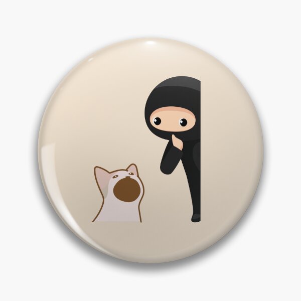 Item preview, Stealthy Ninja and Curious Cat designed and sold by Umay Eylul Keles.