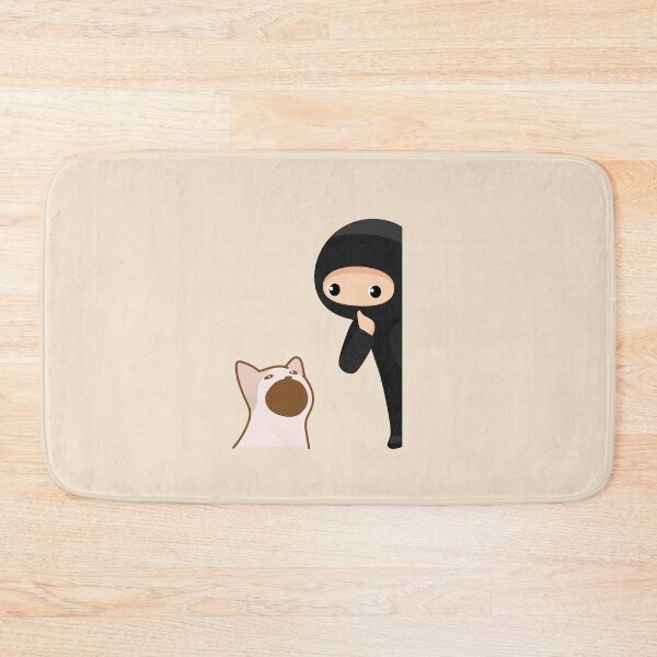Item preview, Stealthy Ninja and Curious Cat designed and sold by Umay Eylul Keles.