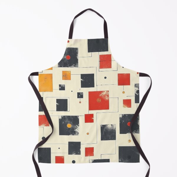Item preview, Red, Orange, & Blue Square Pattern designed and sold by purelypatterns.