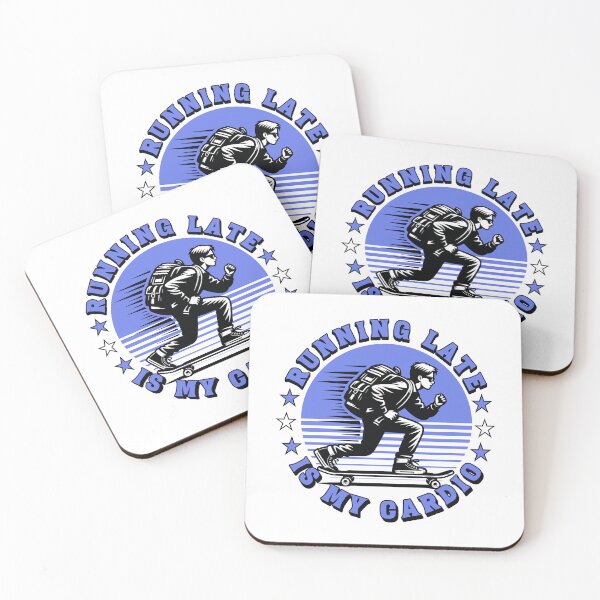 Item preview, Running late is my cardio designed and sold by Graffik-Peeps.