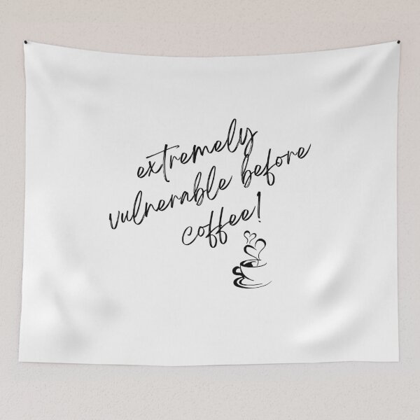 Item preview, vulnerable before coffee designed and sold by Gerardo Segismundo.