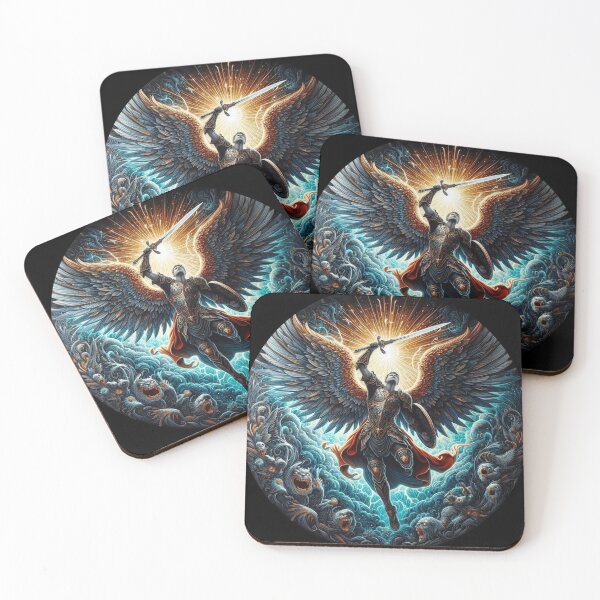Item preview, Archangel Michael Fights Against Evil designed and sold by Simplybe1.