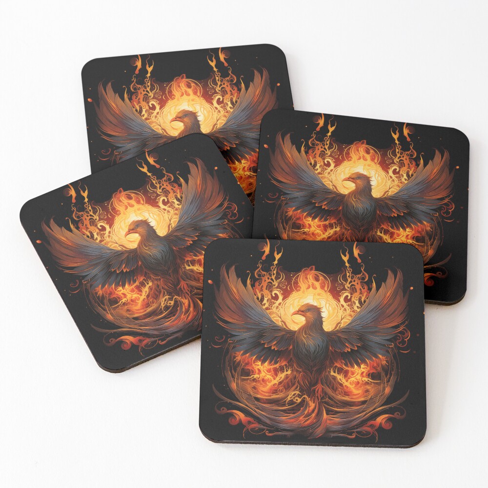 Item preview, Coasters (Set of 4) designed and sold by AIStudioProject.