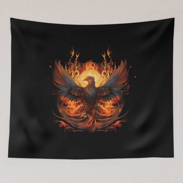 Item preview, Phoenix Rising from Flames designed and sold by AIStudioProject.