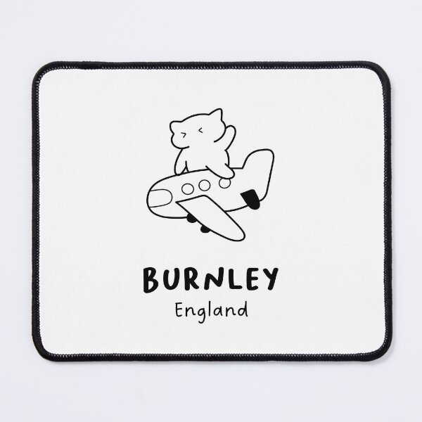 Item preview, Burnley, England | Adorable Cat on Plane Design | Airplane Illustration | Cat's Trip designed and sold by RM-Journey.
