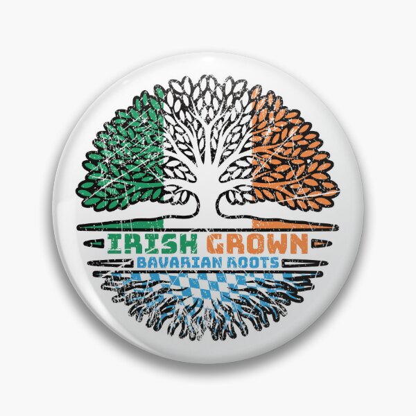Item preview, Bavaria Bavarian Irish Ireland Tree Roots Flag designed and sold by FlagX.