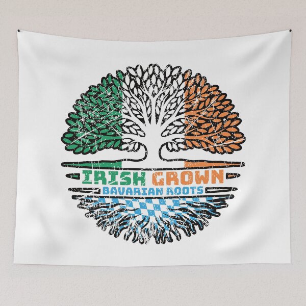 Item preview, Bavaria Bavarian Irish Ireland Tree Roots Flag designed and sold by FlagX.