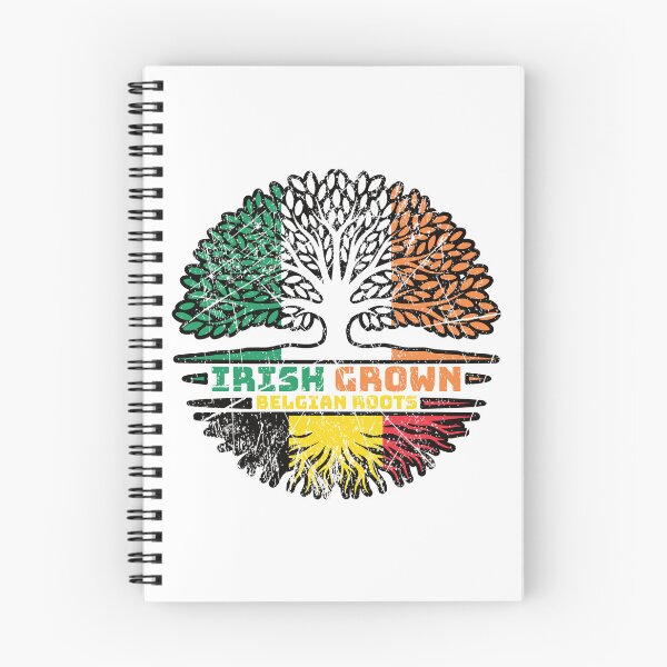 Item preview, Belgium Belgian Irish Ireland Tree Roots Flag designed and sold by FlagX.