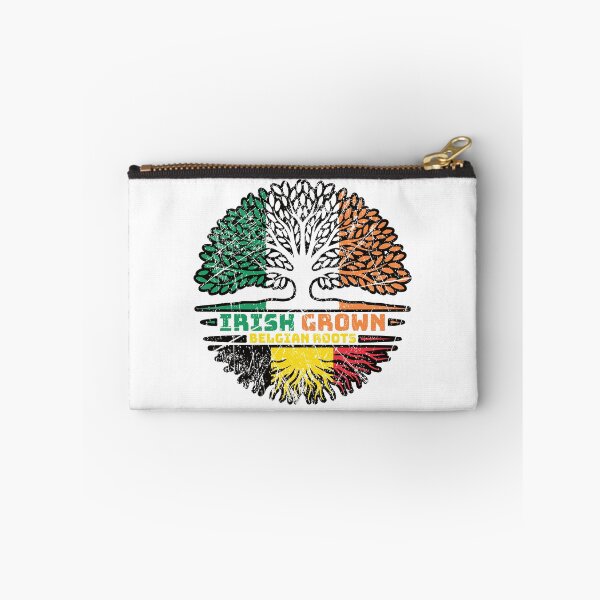 Item preview, Belgium Belgian Irish Ireland Tree Roots Flag designed and sold by FlagX.