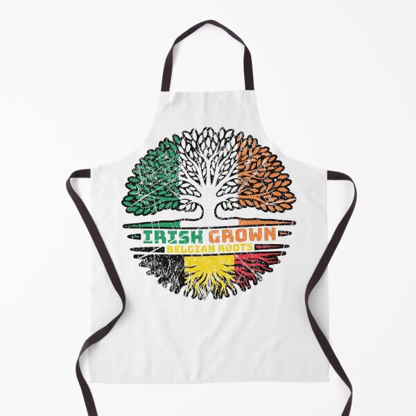 Item preview, Belgium Belgian Irish Ireland Tree Roots Flag designed and sold by FlagX.