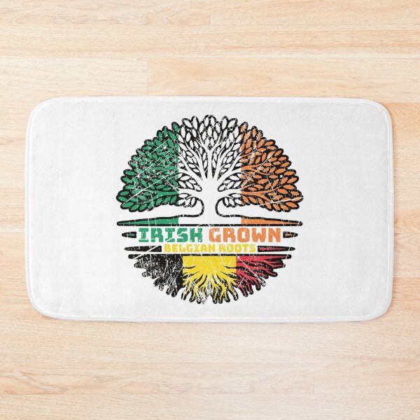 Item preview, Belgium Belgian Irish Ireland Tree Roots Flag designed and sold by FlagX.