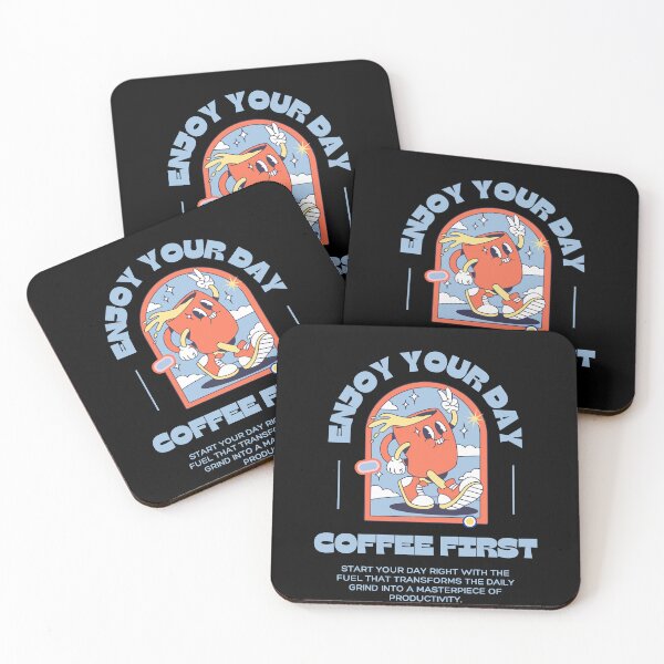 Item preview, Enjoy your day, coffee first designed and sold by Aline22.