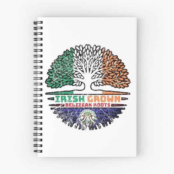 Item preview, Belize Belizean Irish Ireland Tree Roots Flag designed and sold by FlagX.