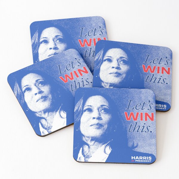 Item preview, Kamala Harris 2024 - Let's Win This designed and sold by claywalkr.