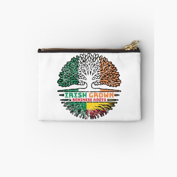 Item preview, Benin Beninese Irish Ireland Tree Roots Flag designed and sold by FlagX.