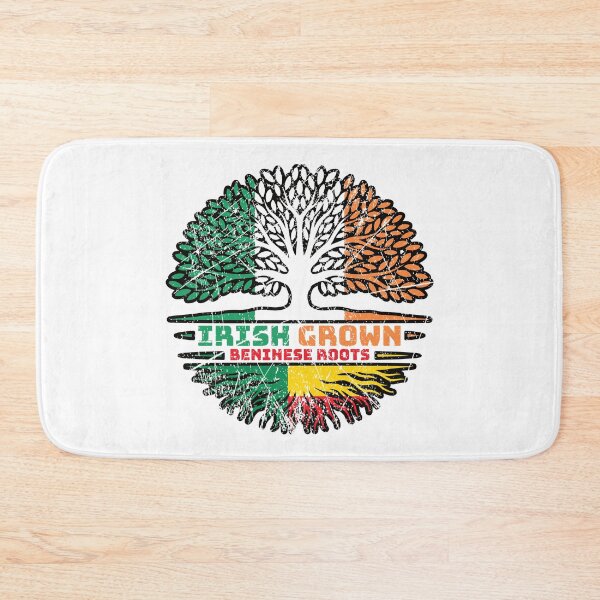 Item preview, Benin Beninese Irish Ireland Tree Roots Flag designed and sold by FlagX.