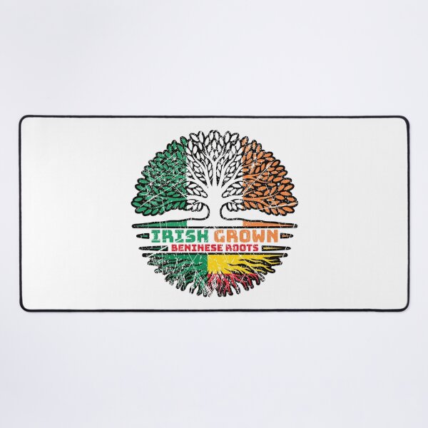 Item preview, Benin Beninese Irish Ireland Tree Roots Flag designed and sold by FlagX.