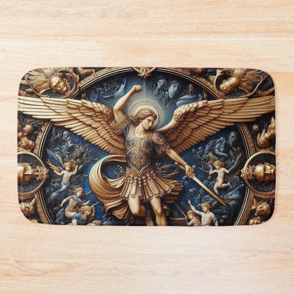 Item preview, Archangel Michael Golden Art designed and sold by Simplybe1.
